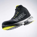 Visoki delovni čevlji UVEX1 S2 SRC z vezalkami