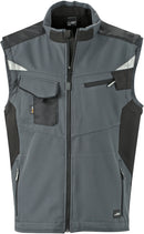 Delovni brezrokavnik Softshell poletni James & Nicholson JN 845