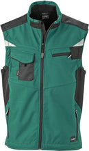Delovni brezrokavnik Softshell poletni James & Nicholson JN 845