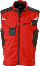 Delovni brezrokavnik Softshell poletni James & Nicholson JN 845