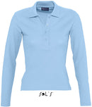 Ženska polo majica z dolgimi rokavi Podium