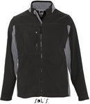 Dvobarvni moški flis z zadrgo Nordic