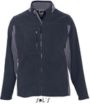 Dvobarvni moški flis z zadrgo Nordic