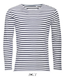 Moška črtasta majica z dolgimi rokavi Marine Men