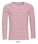 Moška črtasta majica z dolgimi rokavi Marine Men