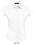 Ženska srajca s kratkimi rokavi z elastanom Excess