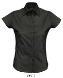 Ženska srajca s kratkimi rokavi z elastanom Excess